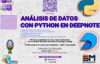 Afiche_Análisis de datos con Python en Deepnote